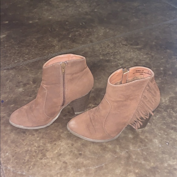 BAMBOO Shoes - Brown fridge booties